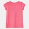 Tričko s potiskem pro dívky Mayoral 3018-53 růžové