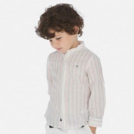 Košile se stojatým límcem pro chlapce Mayoral 3170-29 korál