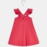 Šaty s popruhy pro dívky Mayoral 3962-25 červená