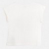 Tričko s krátkými rukávy holčičí Mayoral 6002-78 krémově růžová