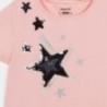 Tričko s flitry pro dívky Mayoral 6022-43 Růžový
