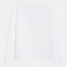 Tričko pro dívky s dlouhým rukávem Mayoral 6026-64 bílé