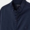 Chlapecká košile se stojatým límcem Mayoral 6156-16 námořnická modrá
