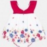 Dívčí květinové šaty Mayoral 1880-34 Červené