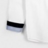 Chlapecká košile s dlouhým rukávem Mayoral 7134-93 Bílá