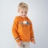 Chlapecká mikina s kapucí Mayoral 4461-41 oranžový