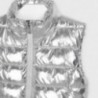 Oboustranná vesta pro dívku Mayoral 4352-47 stříbrný