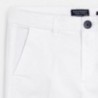 Klasické chlapecké kalhoty Mayoral 530-17 bílé