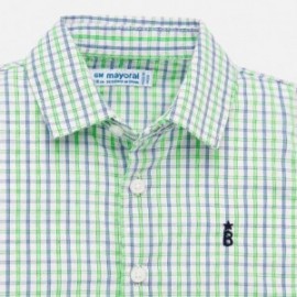 Chlapecká kostkovaná košile Mayoral 1158-10 Zelený