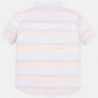 Pruhované tričko pro chlapce Mayoral 1161-80 Neon oranžová