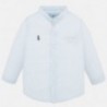 Chlapecké tričko se stojáčkem Mayoral 1163-87 Nebeská mod