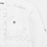 Bunda puntíky pro dívku Mayoral 1475-65 Bílý