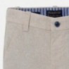 Chlapecké lněné kalhoty Mayoral 1548-56 béžové
