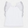 Gázové tričko dívčí Mayoral 3014-24 Bílý