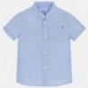 Chlapecké lněné tričko Mayoral 3161-32 Nebeská modř