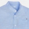 Chlapecké lněné tričko Mayoral 3161-32 Nebeská modř