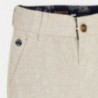 Plátěné kalhoty pro chlapce Mayoral 3528-41 béžové