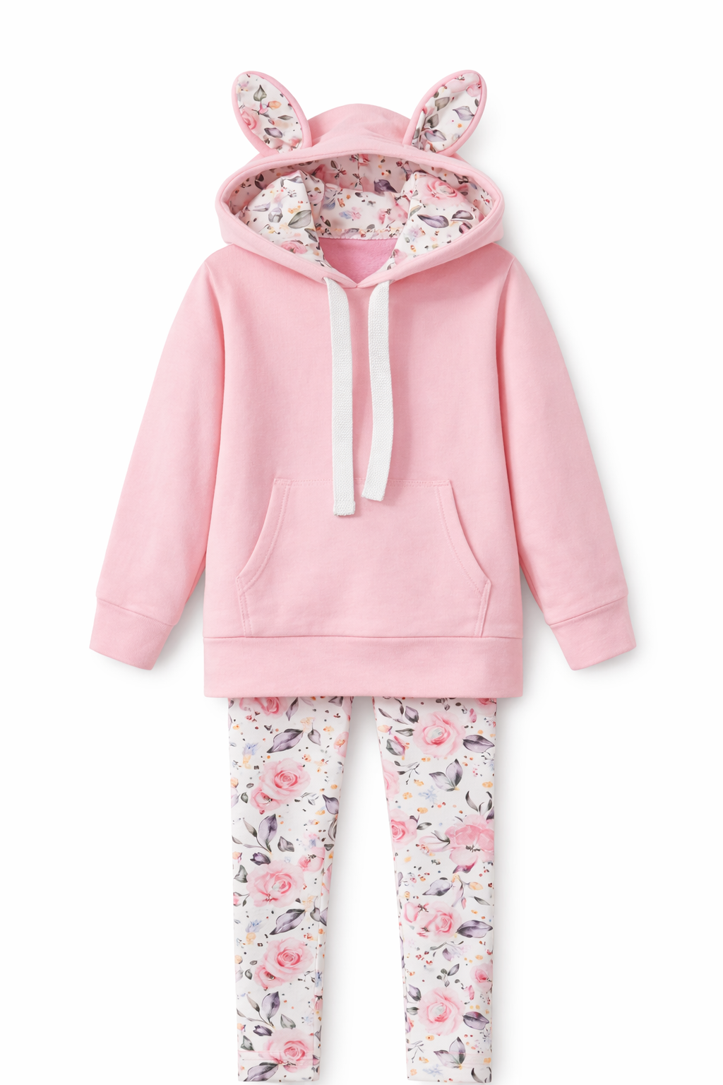 Komplet róże dziewczęcy róż Pola 1216-30126