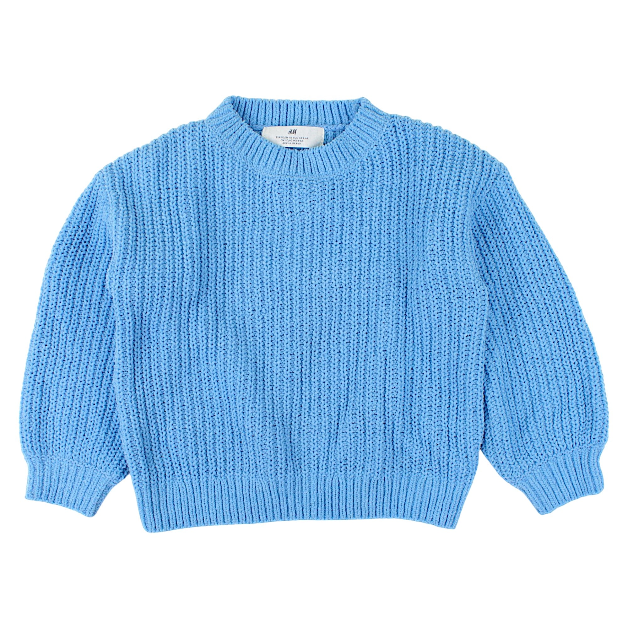 Sweter zakładana przez głowę dziewczęca używana H&M kod 162
