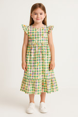 Sukienka dziewczęca łączka fioletowa Breeze 18948-3625-20