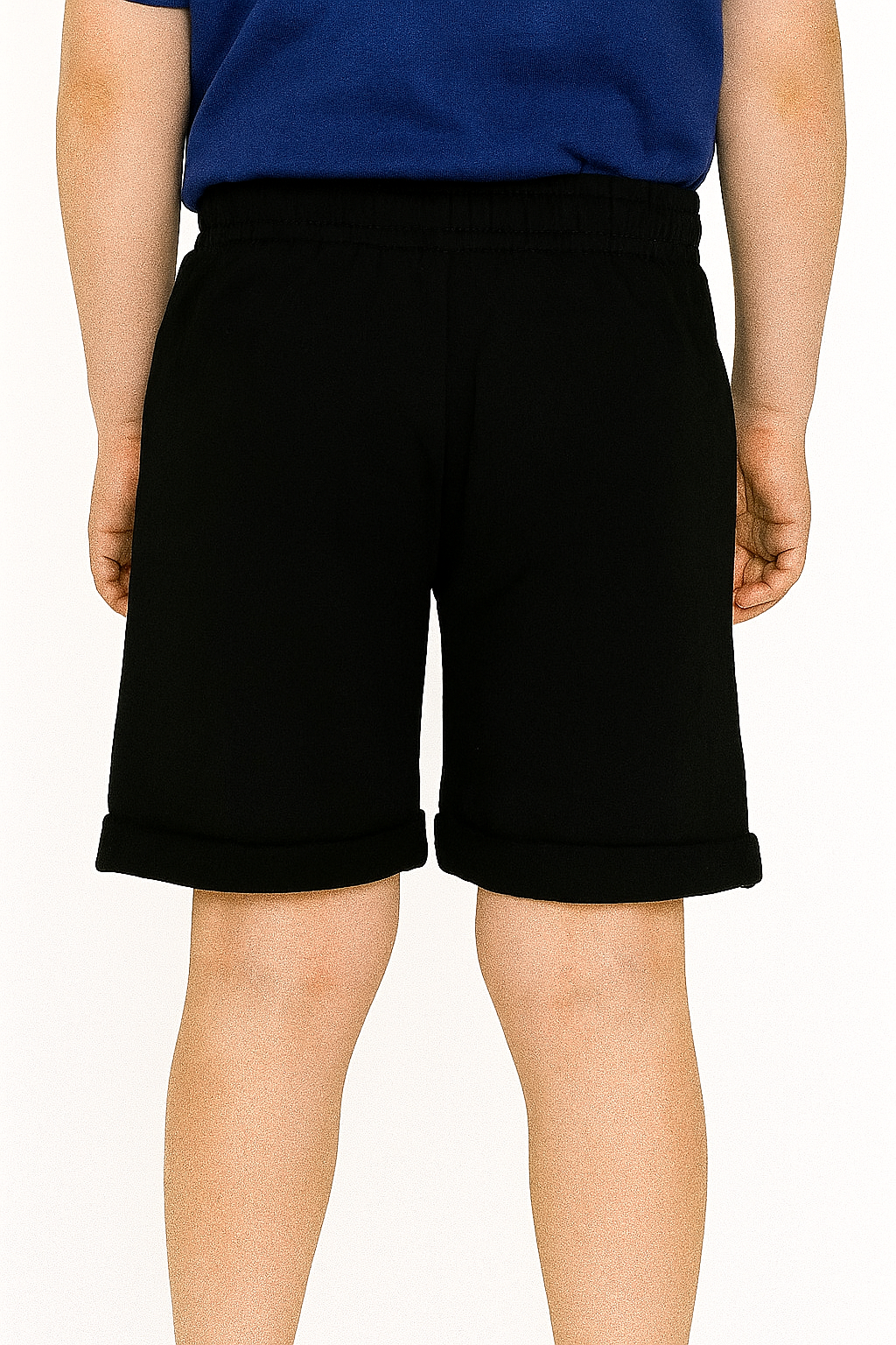 Spodenki dresowe sportowe chłopięce czarne Guliwerkids 3326-2725