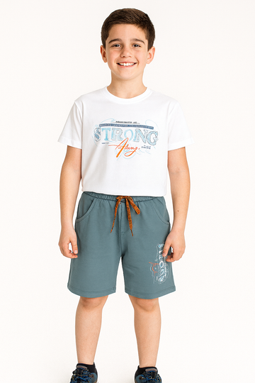 Komplet Strong chłopięcy szałwia Breeze 21597-9725-57