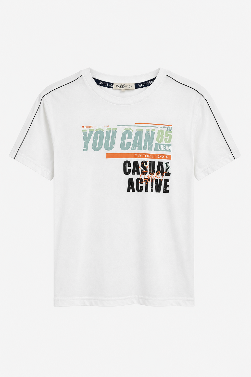 Koszulka casual active chłopięca krem Breeze 21862-28426