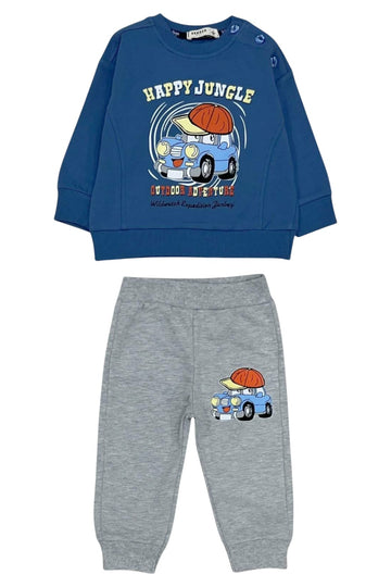 Komplet dresowy chłopięcy niebieski Your Word 21976-20825