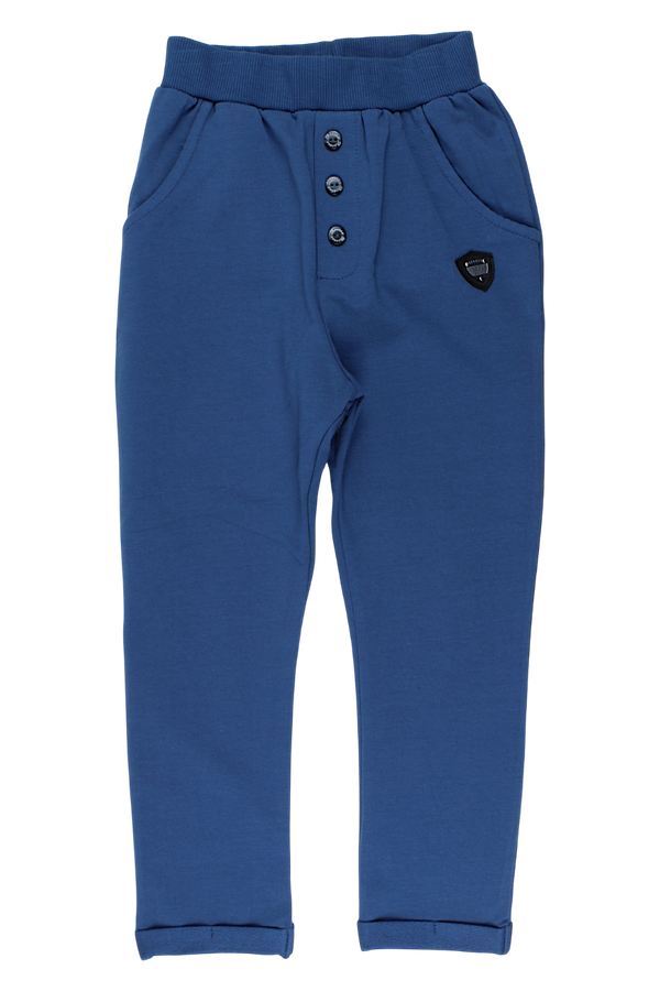 Spodnie wizytowe z dresówki chłopięce jeans Breeze 22050-12925 kolor jeans