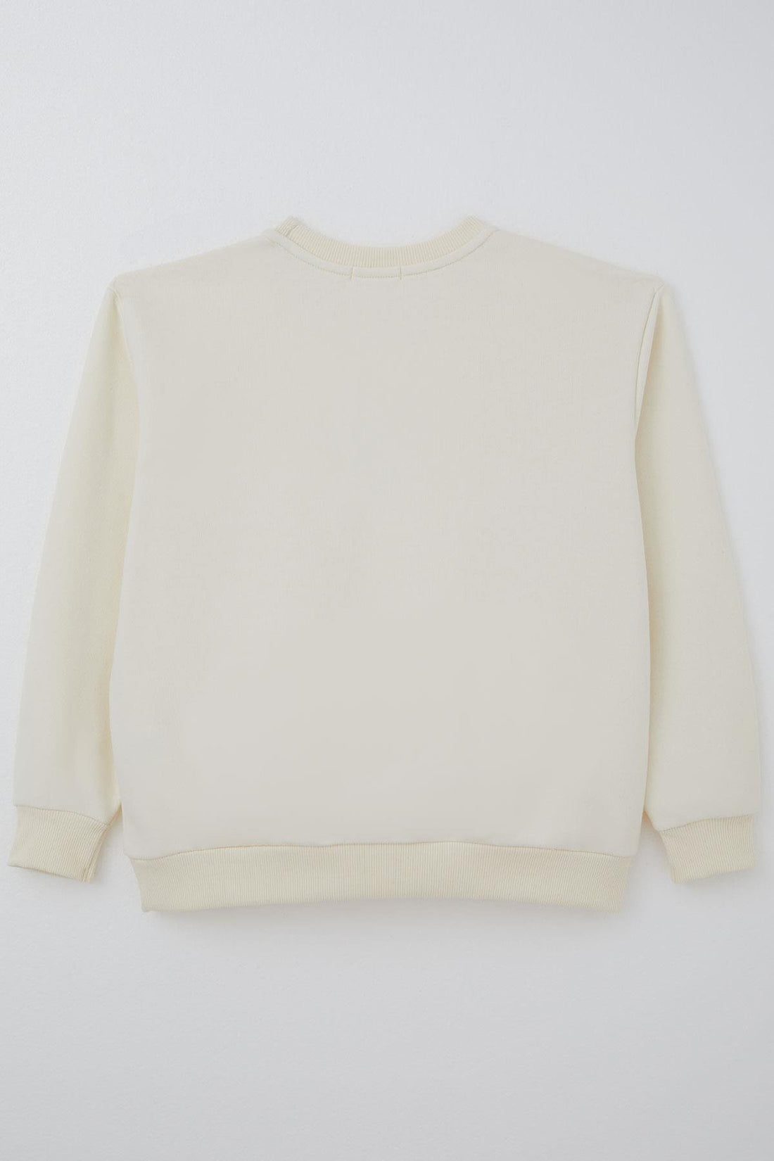 Bluza dziewczęca kremowa z sercem i perełkami Breeze 22458-21225-28