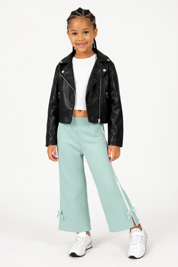 Spodnie szwedy dresowe dziewczęce mięta Breeze 22555-3326