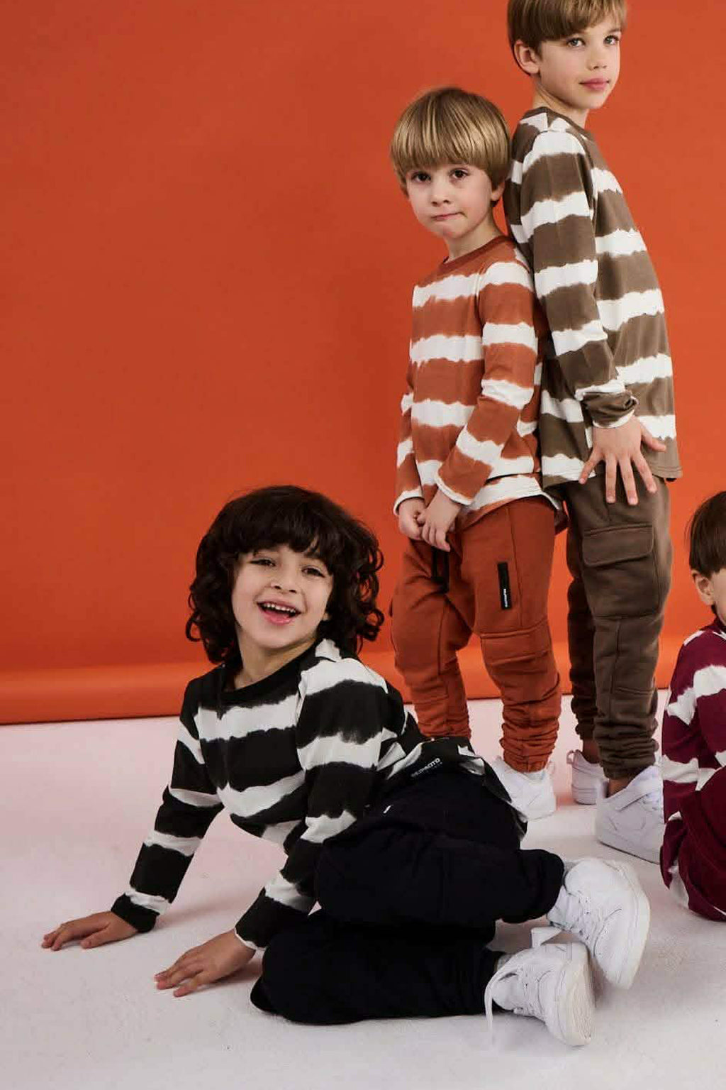 Koszulka pasy chłopięca cegła Despacito 2344-121225-64