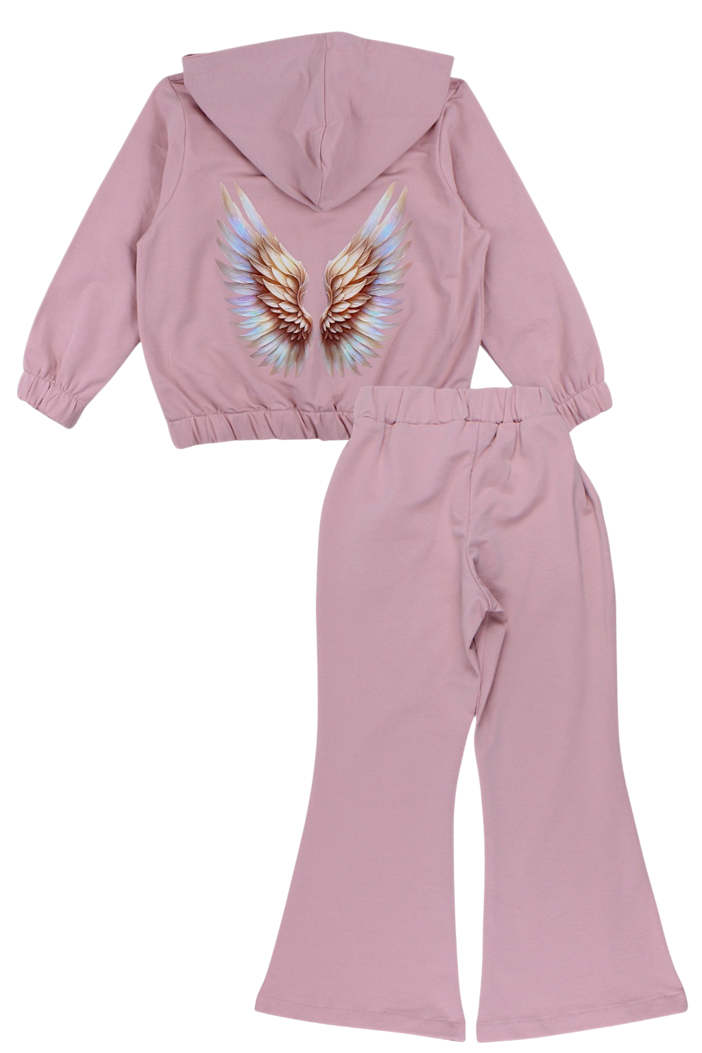 Komplet Angel dziewczęcy pudrowy róż Nando 3424-6825