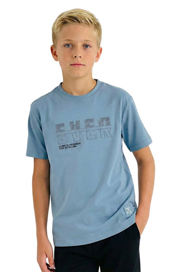 T-shirt Ever chłopięca niebieski producent LMR 4071-21326