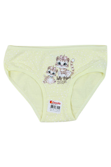 Majtki dziewczęce figi kotki żółty Donella 4112Y11-9725-50