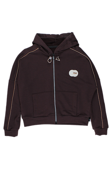 Bluza rozsuwana dziewczęca czekolada Tess 4115-28825