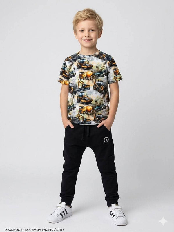 Bluzka koparki chłopięca żółta Dresmoda 4142-20326