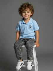 Polo chłopięce niebieskie Mimi 4185-21326