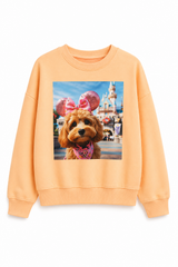 Bluza ekran piesek dziewczęca pomarańcz Basta 4202-22426