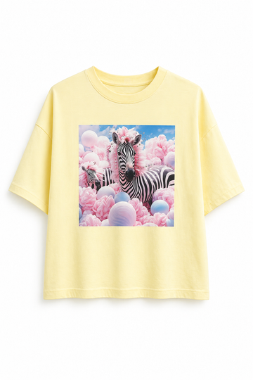 Bluzka dziewczęca zebra żółta Nando 4204-18326