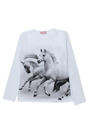 Bluzka dziewczęca kremowa Your Word 5411-20825-28