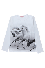 Bluzka dziewczęca kremowa Your Word 5411-20825-28