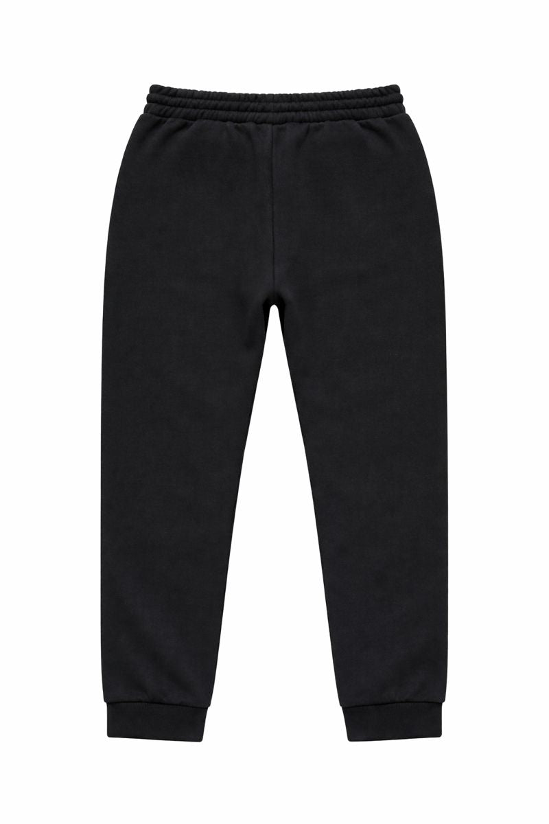 Spodnie dresowe ocieplane chłopięce czarny Poyraz 55010-21225-14