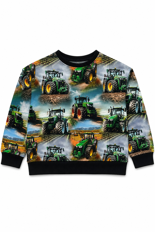 Bluza traktory chłopięca czarny Dresmoda 6920-25826