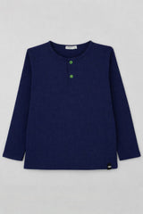 Bluza guzik chłopięca granat Breeze 22162-21225