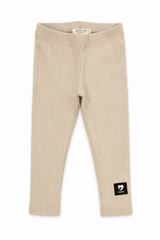 Getry prążek bawełniane dziewczęce beż Breeze 22715-3326-1