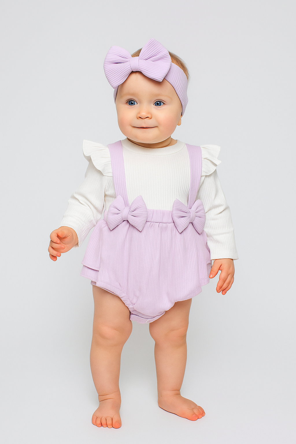 Body z opaską dziewczęce lila Murat Baby 9664-5625-29