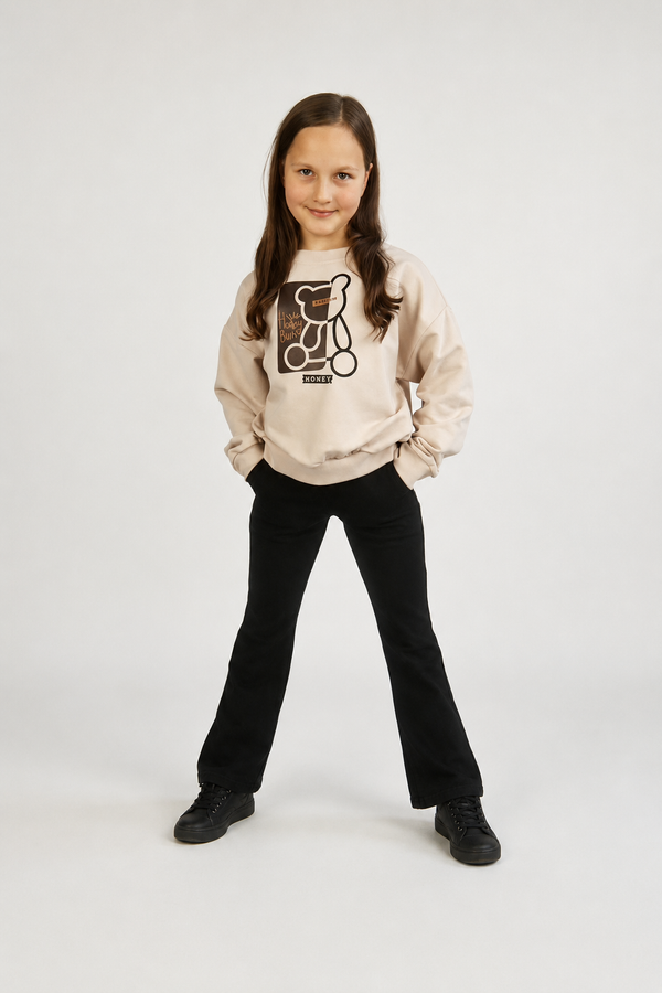 Bluza dziewczęca Freedom Over beżowa Bambola 6919-25826-1
