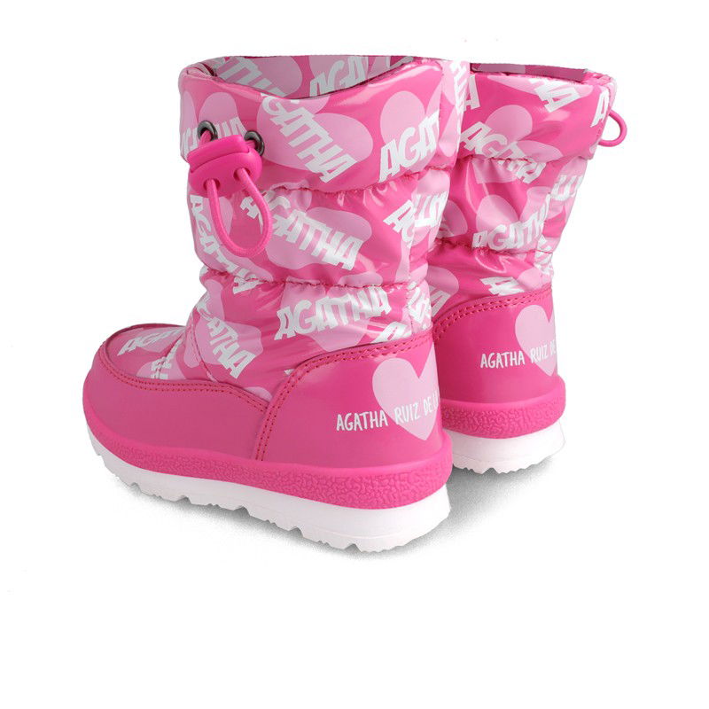 Agata Ruiz De La Prada  Śniegowce z nadrukiem dziewczęce 211996-B fuksja -  - #tag1# - #tag2# - #tag3# - #tag4#