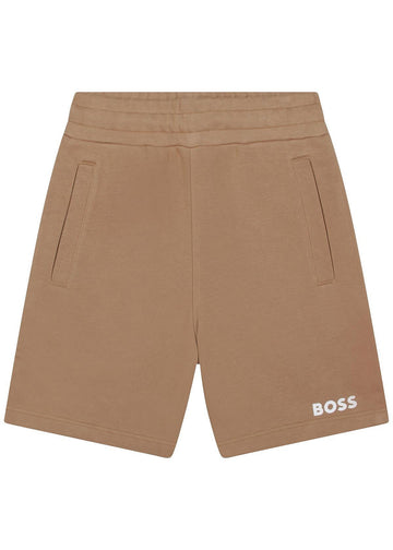 BOSS J24816-269 Bermudy chłopiec kolor beż -  - #tag1# - #tag2# - #tag3# - #tag4#